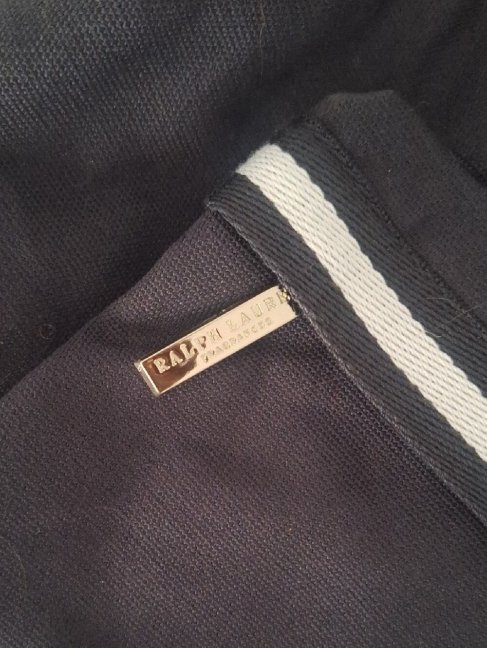 Ralph Lauren Navy Backpack with White Polo Logo - Picture 2 of 4
